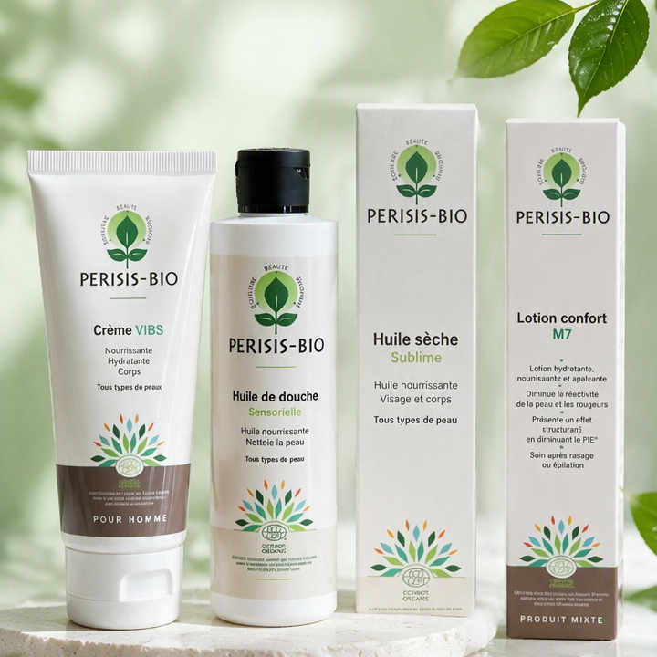 Lotion Après-rasage M7, qui fait à la fois Après-rasage et crème Photo de la lotion Après-rasage M7